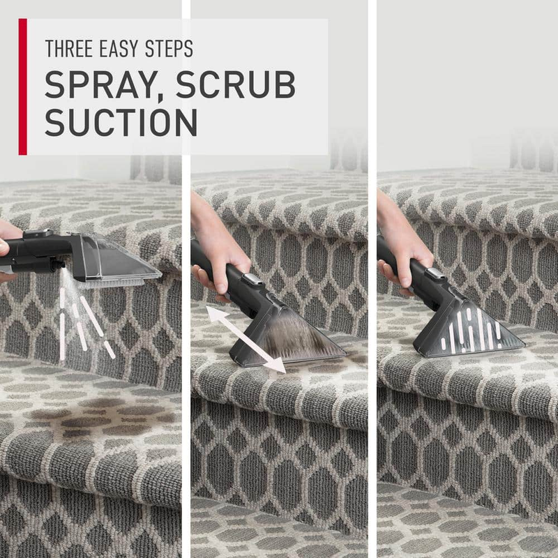 Cleanslate Pro Portable Carpet and Upholstery Spot Cleaner Suction Stain Removal