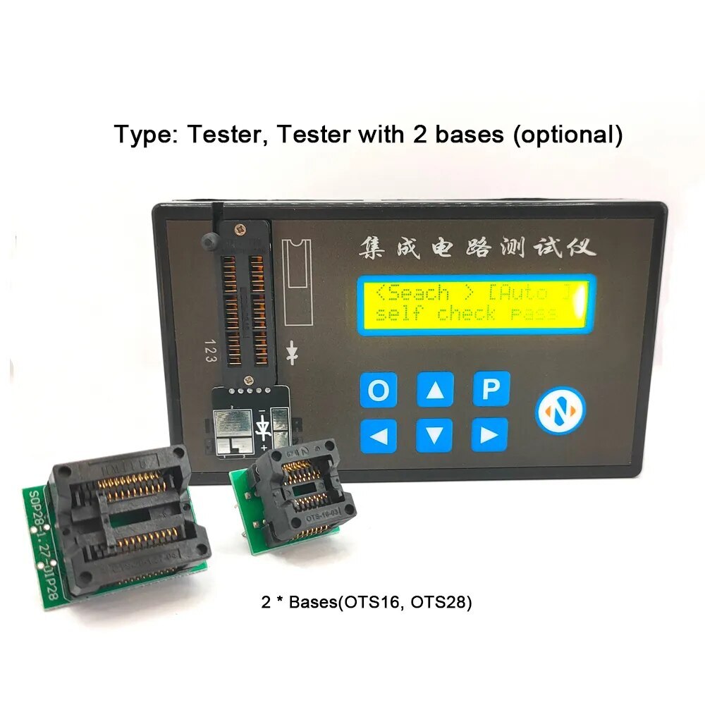 LED Integrated Circuit Tester Transistor Diode Triode Multifunction Chip Tester
