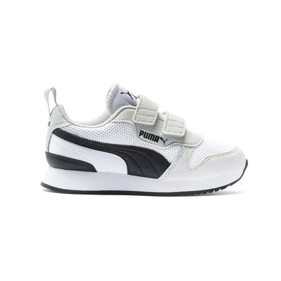 Повседневные кроссовки Puma R78 V Slip On для маленьких мальчиков Серые, белые 37361702