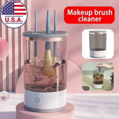 Automatic Brush Cleaner Electric Makeup Brush Cleaning Machine Fast Clean Dryer