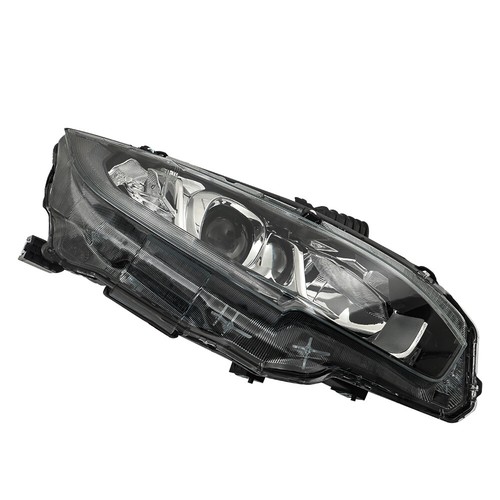 Left+Right For 2016-2020 Honda Civic Halogen Projector Headlights Headlamp Clear