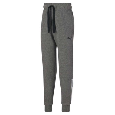 Серые повседневные спортивные штаны Puma Amplified Fleece Joggers для мальчиков 85826401 для мальчиков