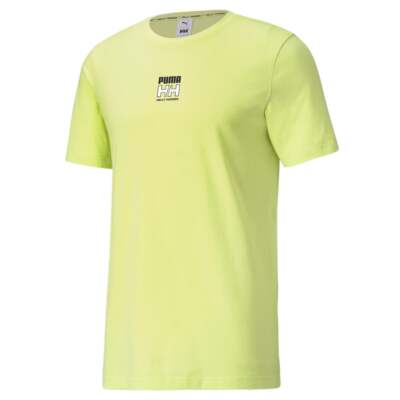 

Мужские желтые повседневные топы Puma Crew Neck с коротким рукавом X Helly Hansen 531118-02, Желтый, Puma Crew Neck Short Sleeve X Helly Hansen