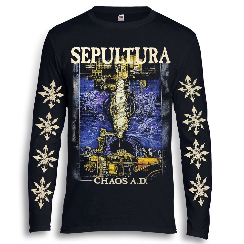 トップス SAINT MICHAEL CREW SWT CHAOS CHARKOAL SM-YS1-0000-034_CHA_1-