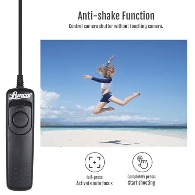 LYNCA MC-DC2 N2 Wired Remote Shutter Release Control Cable for Nikon D7500 A4Z5