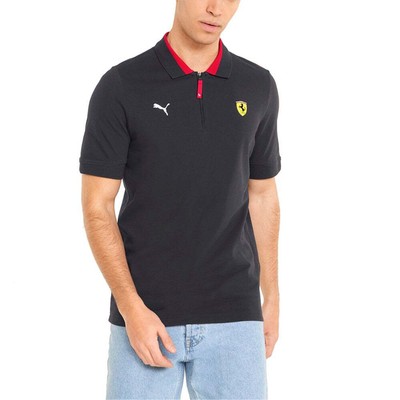 

Рубашка поло мужская черная повседневная Puma Ferrari Race Logo с коротким рукавом 533747-01, Черный, Puma Ferrari Race Logo Short Sleeve Polo Shirt