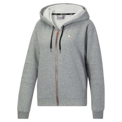 

Puma Train Moto Fleece Full Zip Hoodie Womens Размер  Пальто Куртки Верхняя одежда 5, Grey, Puma Train Moto Fleece Full Zip Hoodie