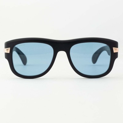 Pre-owned Gucci Gg1517s-002 Black Sunglasses In Blue