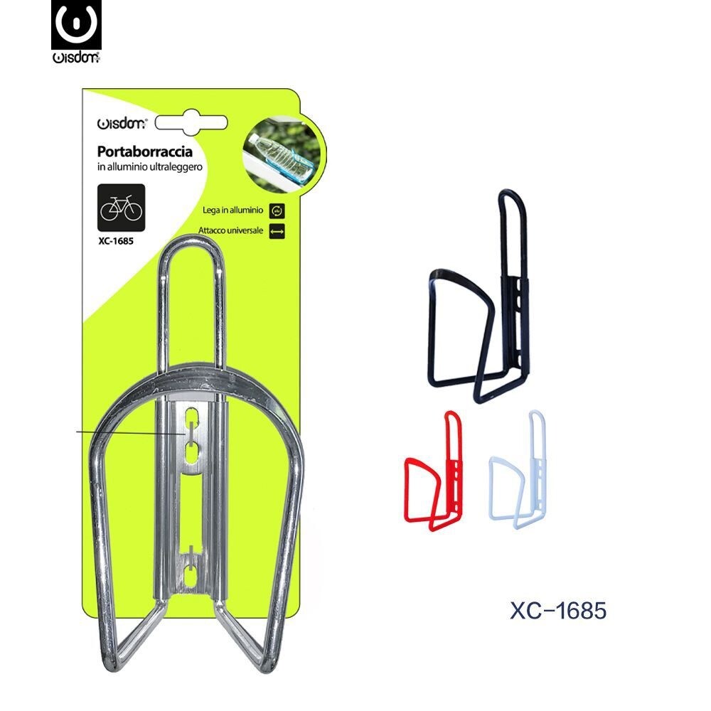 Portaborraccia In Alluminio Universale Per Bici Bicicletta Xc-1685 wis