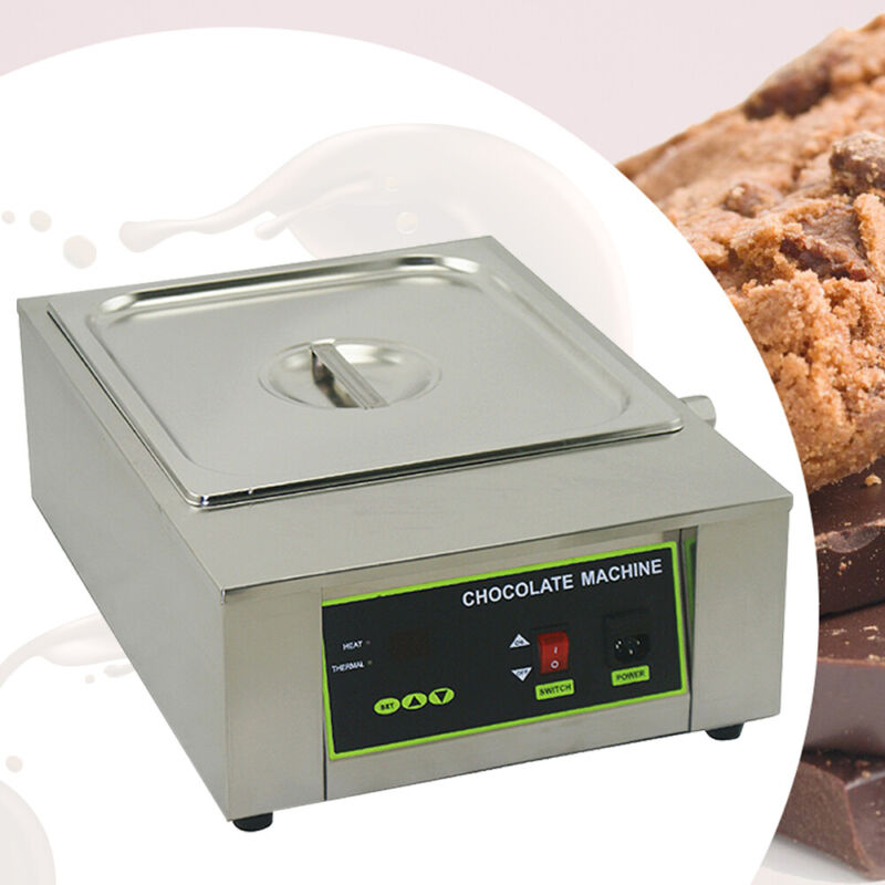 Commercial Electric Chocolate Tempering Machine Chocolate Melter Maker Pot 8kg