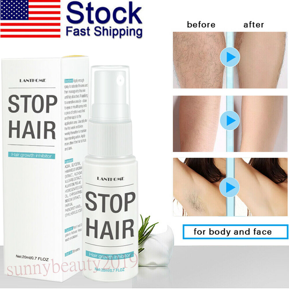 Permanent Stop Hair Growth Inhibitor Pubic Hair Repair Spray Facial