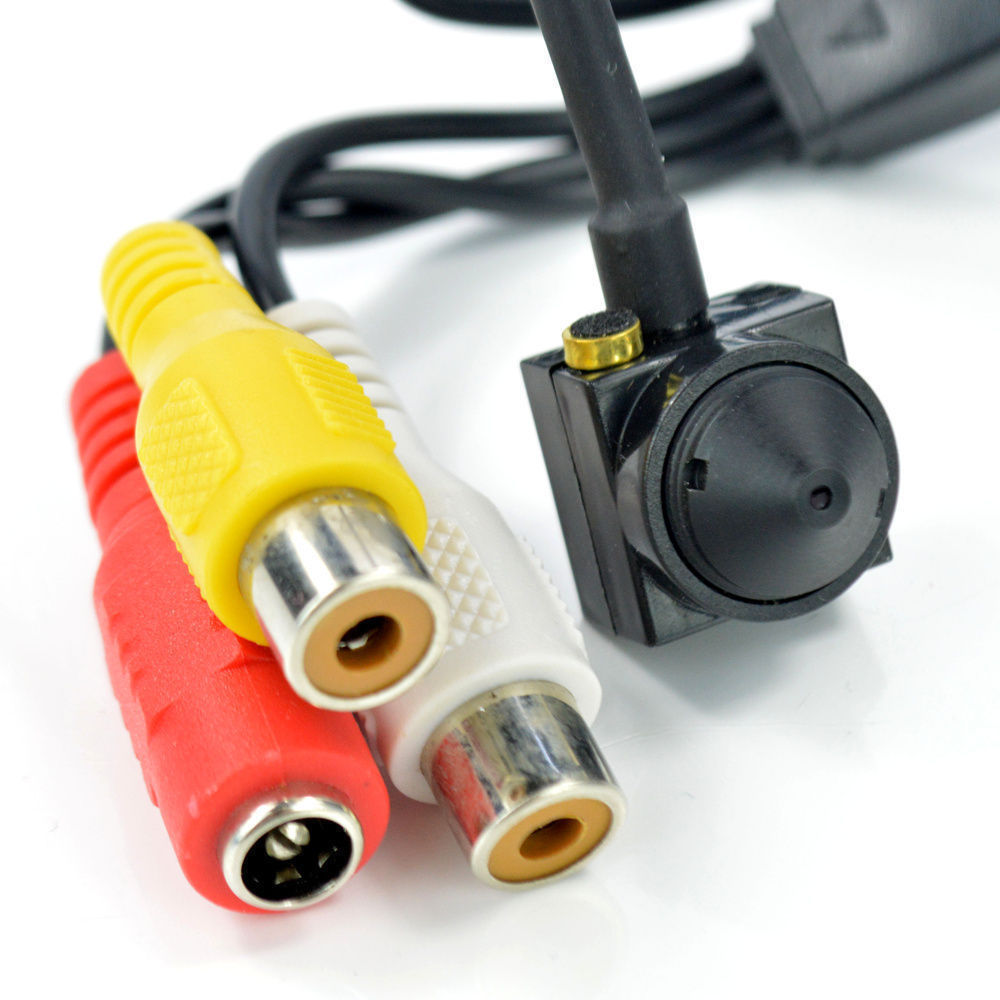 Mini Micro Telecamera Camera Cam Spia CCTV 600TVL Audio Con Microfono hsb