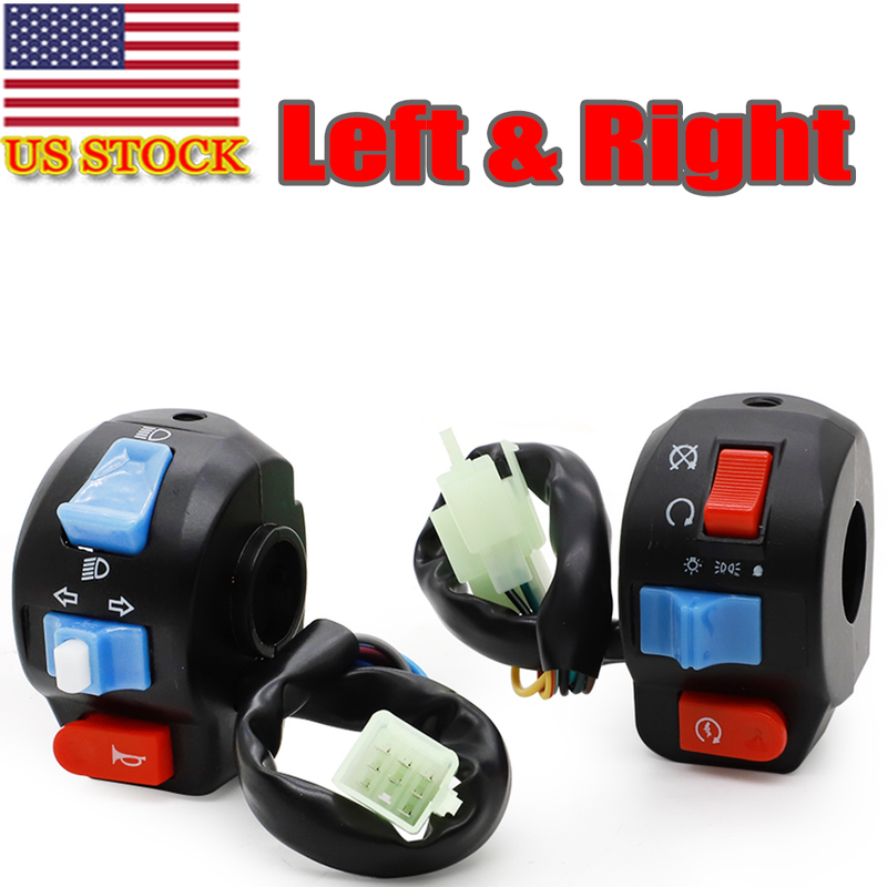 Right & Left Handlebars Switch Control For GY6 Chinese Scooter 50cc-150cc Taotao