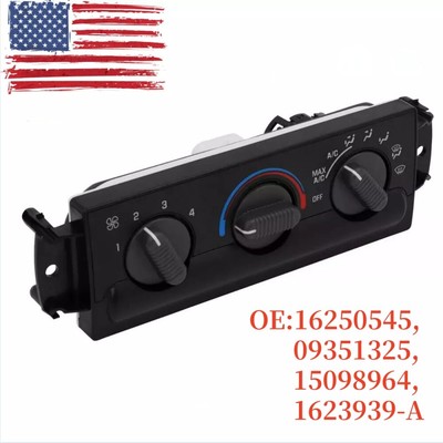 16250545 For 98-05 Chevy S-10 GMC Sonoma Climate Control Unit A/C Heater Control