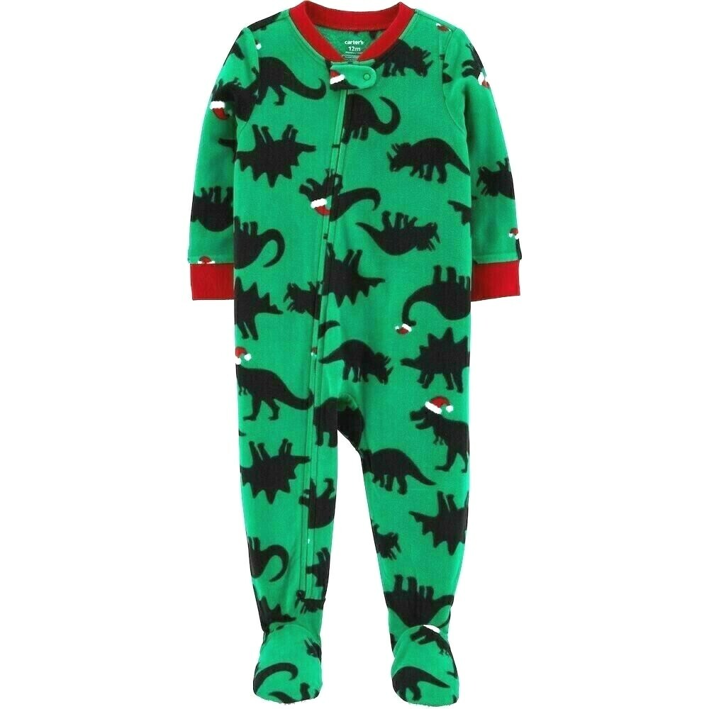 

ПРАЗДНИЧНОЕ ОДЕЯЛО ДЛЯ МАЛЬЧИКОВ И ДЕВОЧЕК CARTERS, 1 ШТ., ФЛИСОВАЯ ПИЖАМА, 12 М, 1 ШТ., Green multi-color