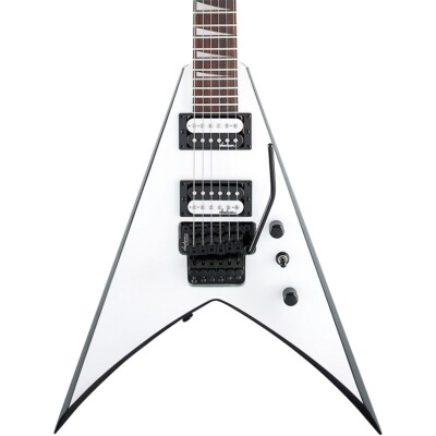 Jackson JS Series King V JS32 White with Black Bevels