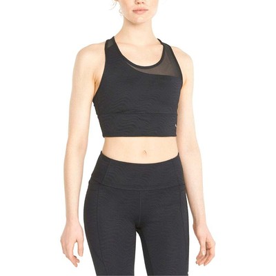 

Женский спортивный бюстгальтер Puma Mid Impact Flawless Sports Size  Casual 521549-01, Черный