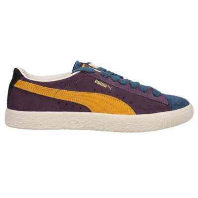 

Puma Suede Vtg Wtformstripe Lace Up Mens Blue Sneakers Повседневная обувь 382657-02, Синий, Puma Suede Vtg Wtformstripe Lace Up