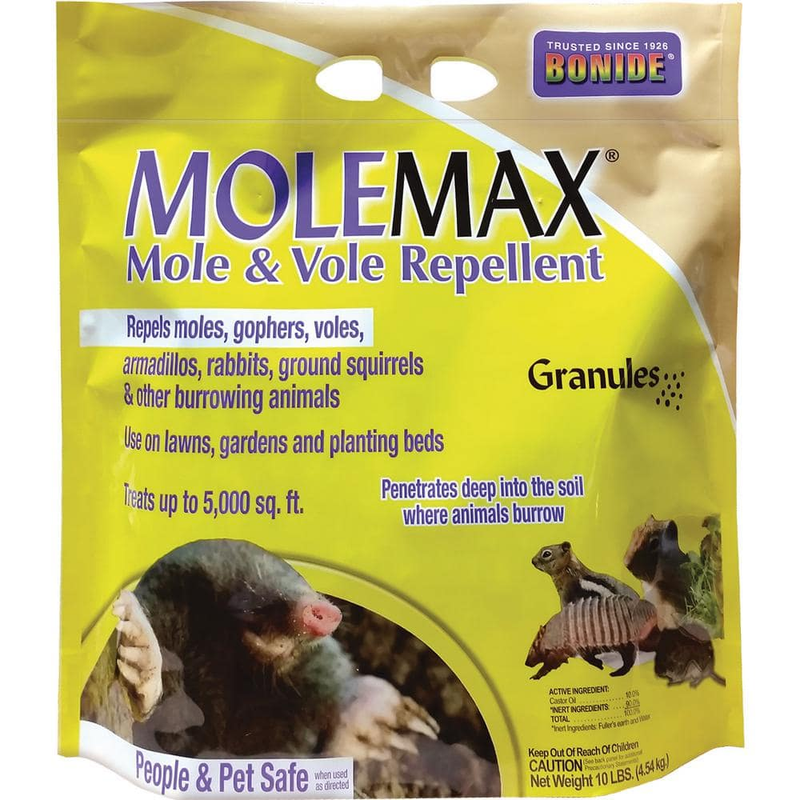 10 Lbs. Molemax Mole And Vole Repellent Granules | Bonide Lbs Animal Max Moles