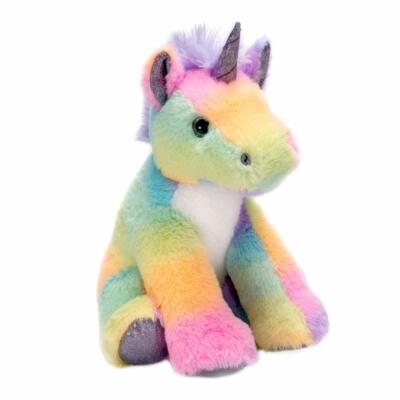 Fiesta Toys Rainbow Sherbet Unicorn 10.5" Plush Stuffed Anim