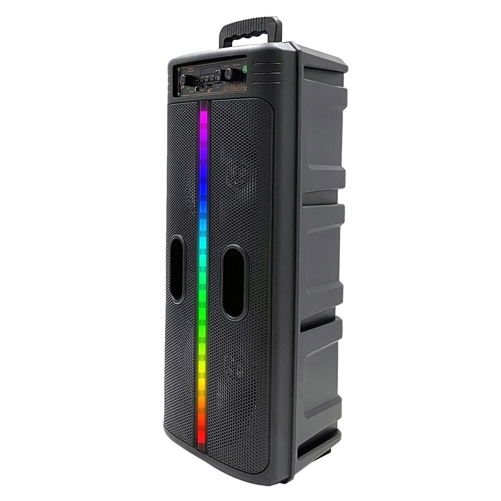 Portable 6000W Bluetooth Speaker Sub Woofer Heavy Bass Sound System Party & Mic