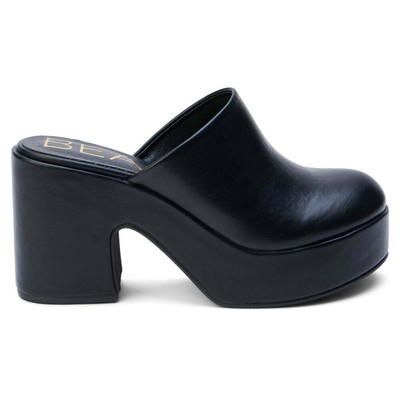 

BEACH by Matisse Jayde Женские сабо-мулы на платформе черного цвета JAYDE-015, Черный, BEACH by Matisse Jayde Platform Mule Clogs