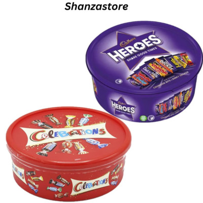 BML 2xChocolate Tubs Assorted, Celebration 650g& Heros 600g|Free Dispatch