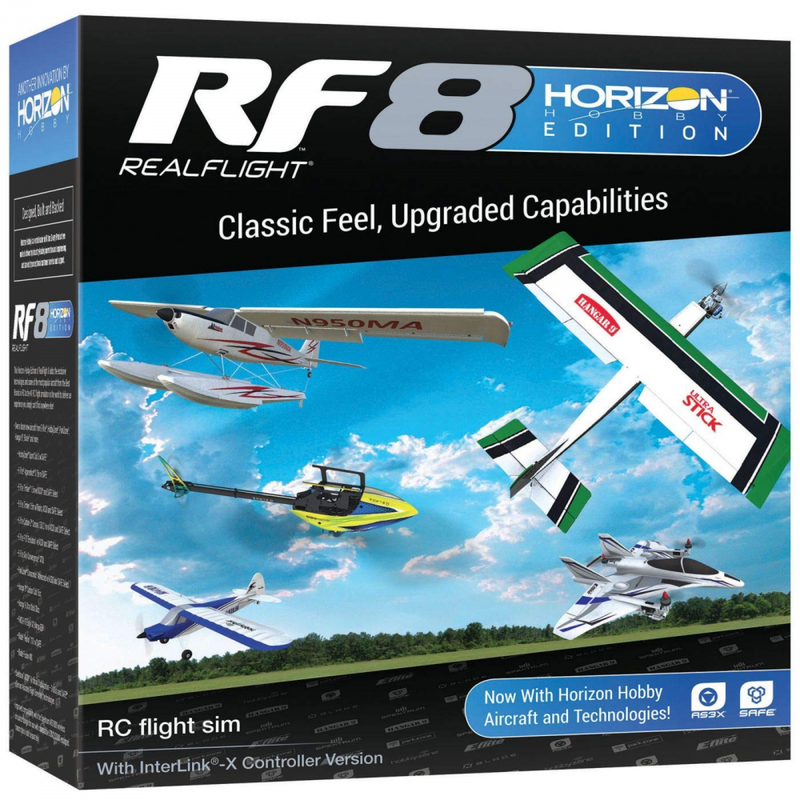 RealFlight RF8 Horizon Hobby Edition: RC Flight Simulator Software DVD with Inte