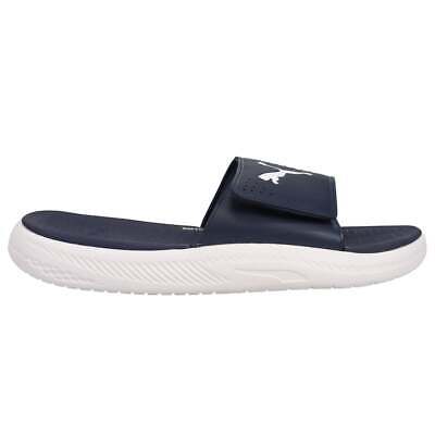 

Мужские синие повседневные сандалии Puma Softride V Slide 38211206, Синий, Puma Softride V Slide
