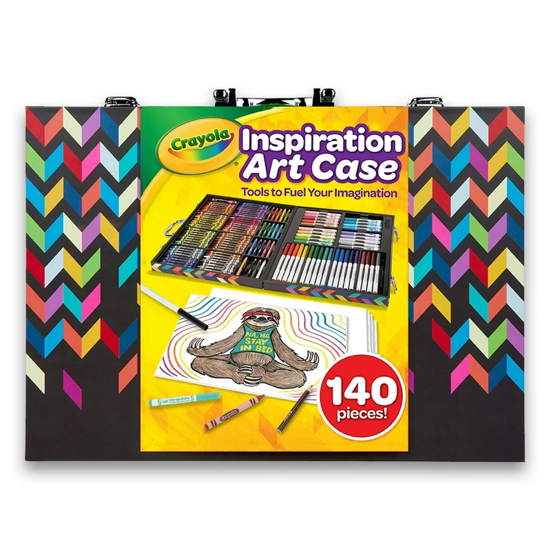Assorted Zigzag Inspiration Art Case, 140 Piece, Art Set for