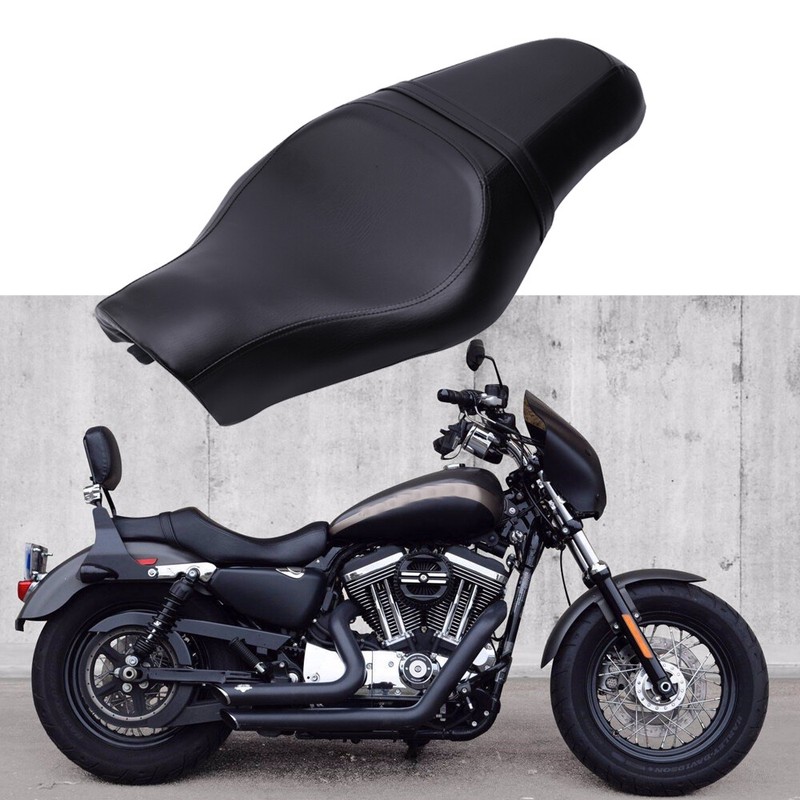 Seats ワイドソロシートフロント幅15インチクロムスタッドXL883R