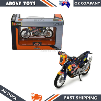 Bburago Licensed KTM 450 Dakar Rally - Red Bull #1 Scale 1:18 Model Motorbike