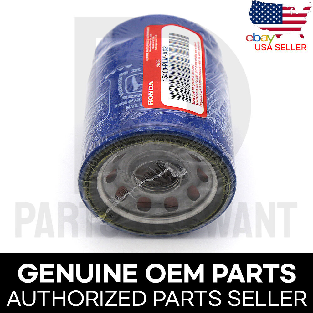 GENUINE Honda Acura OEM New Engine Oil Filter 1PC 15400-PLM-A02 / 15400PLMA02