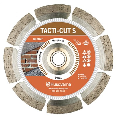 HUSQVARNA CONSTRUCTION 542761408 4'' TSDS Segm DiamBlade