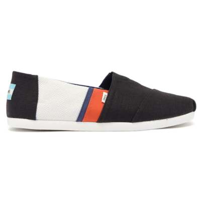 

Черные повседневные мужские туфли без шнурков TOMS Alpargata 10014485T, Черный, TOMS Alpargata Slip On