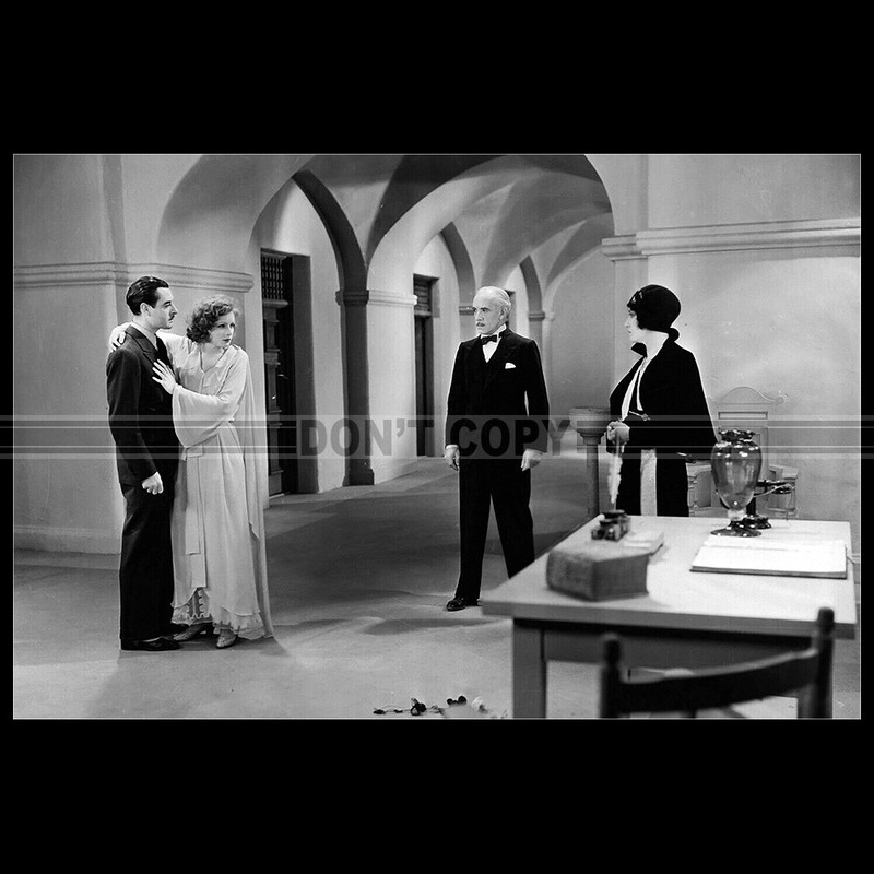 Photo F.009661 John Gilbert Greta Garbo Lewis Stone (A Woman Of Affairs) 1928