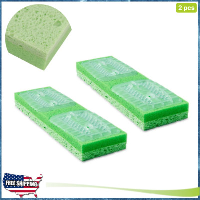 Big Gator Sponge Mop Head Refill Heavy-duty Cellulose Absorbent Synthetic 2pk