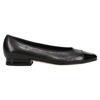 Женские черные балетки на плоской подошве VANELi Fc313 Ballet FC-313-997370