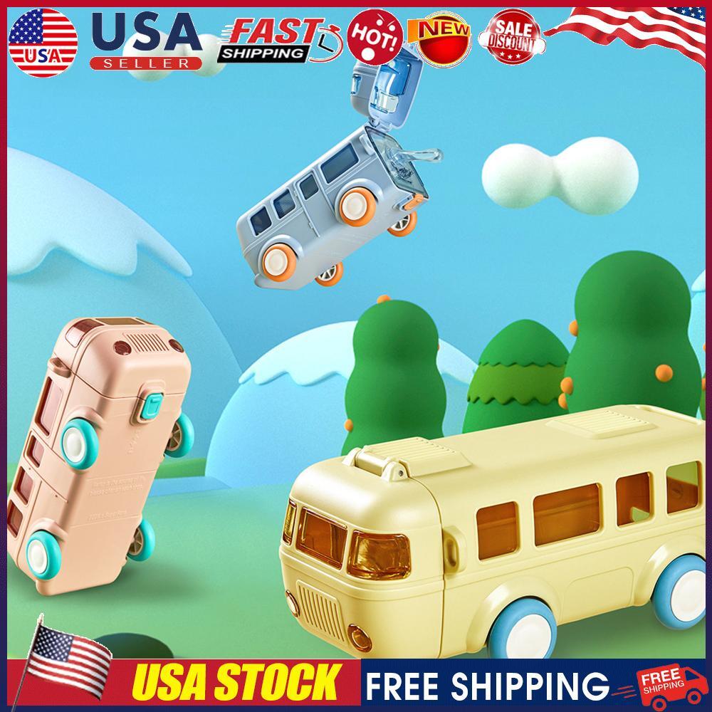With Shoulder Strap Bus Shape Toy Car Water Bottle