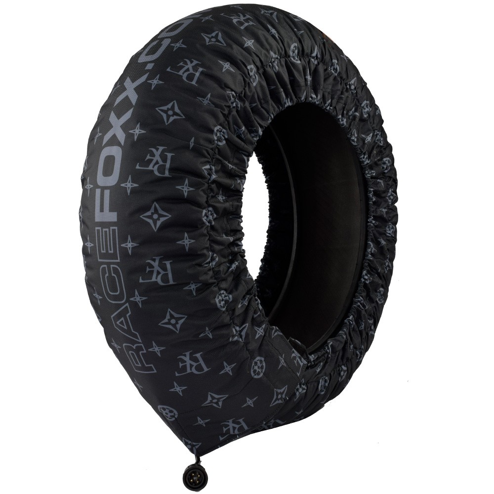 RACEFOXX™ PRO DIGITAL bis 99°C SUPERBIKE Reifenwärmer RF Design Tyre warmers