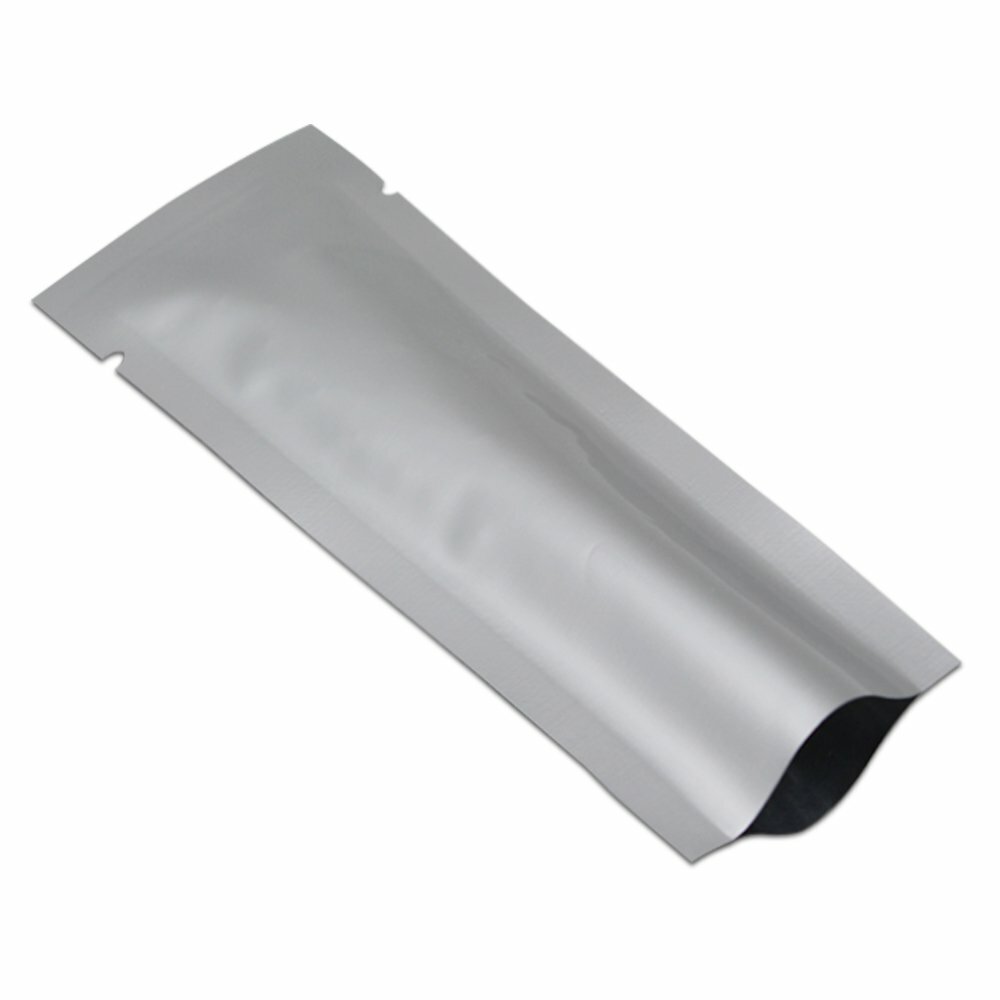 Vacuum Heat Sealable Mylar Pure Foil Bag Pouch for Sampling Packaging Food Stora