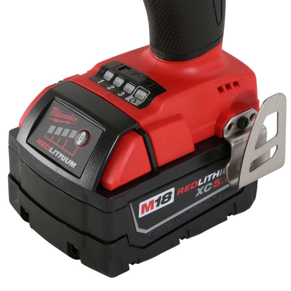 Milwaukee M18 FUEL Li-Ion 1/2 in. Compact Impact Wrench Kit 2755-22 New