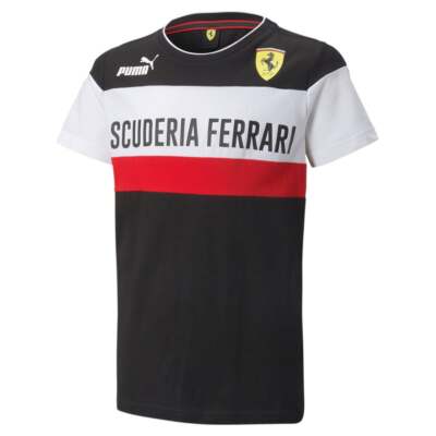 

Puma Scuderia Ferrari Race Sds Logo Футболка с круглым вырезом и короткими рукавами Молодежные мальчики Размер, Черный, Puma Scuderia Ferrari Race Sds Logo Crew Neck Short Sleeve TShirt