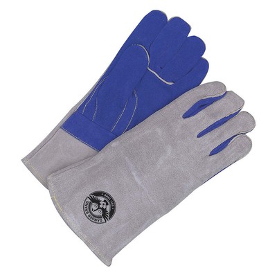 BDG 60-1-4020 Welding Gloves,L,Gauntlet 56LE37