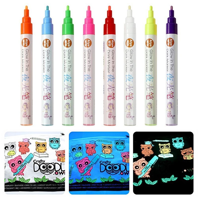 DIY Graffiti Luminous Pen Hand Painting Highlighter Pen Marker Pen  Gift