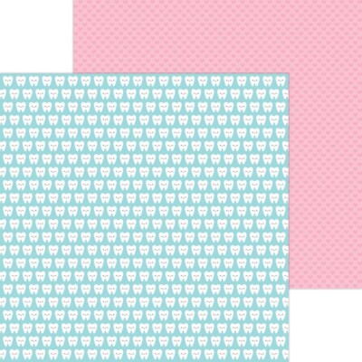 Happy Healing - Pearly Whites, scrapbook paper, DS, Doodlebug 8047