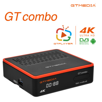 4K UHD FTA DVB-S2/S2X/ATSC 3.0 Satellite TV Receiver Android 9.0 Smart TV BOX US