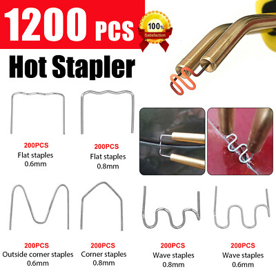 1200X Hot Staples for Car Bumper Fender Welder Stapler Plastic Welding Repair