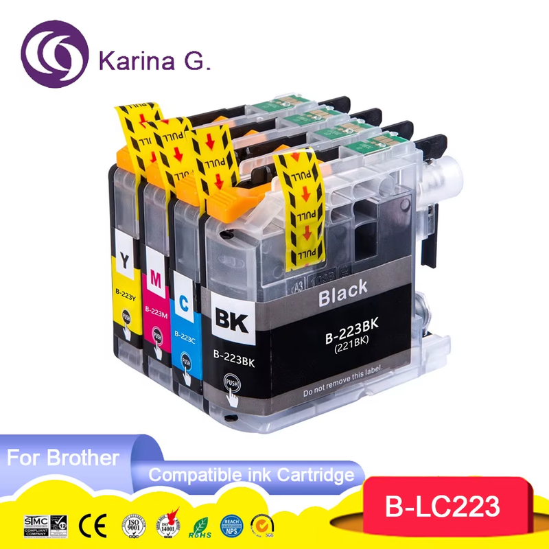 Compatible for LC223 Ink Cartridge For Brtoher DCP-J562DW/J4120DW/MFC-J480DW/J