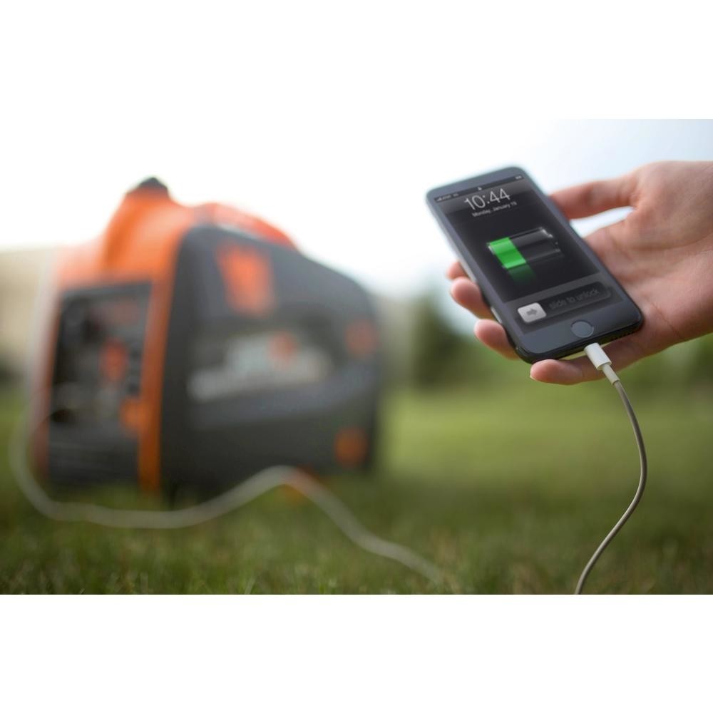 Generator Gas Powered Extremely Quiet 2000 Watt Portable provides Clean Power